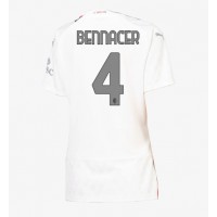 AC Milan Ismael Bennacer #4 Vonkajší Ženy futbalový dres 2023-24 Krátky Rukáv
